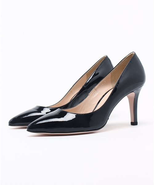 SEVEN TWELVE THIRTY（セヴントゥエルヴサーティー）の「[Lovely Walk]ポインテッドパンプス（パンプス・レディース・ブラック/ライトピンク/ネイビー/Black/ボルドー/キャメル/ダークグレー/グリーン/ホワイト/シャンパン/ブラック系その他/レオパード/アッシュグレー/グレイッシュベージュ/ワインレッド/ライトベージュ/ピンク/ベージュ系その他/ナチュラル/ライトグレー/ダークブルー/パイソン/ブルー系その他/レッド系その他/ピンク系その他・24.5cm/22cm/24cm/23cm/22.5cm/23.5cm/22.5㎝/25cm/25㎝）」の13枚目の写真