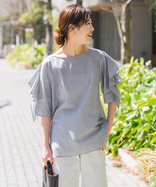 Spick & Span（スピックアンドスパン）の「ハーフスリーブフリル