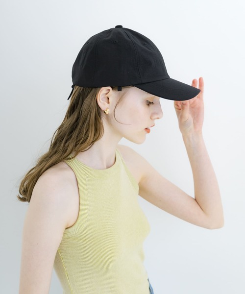 SMELLY(スメリー)の「『撥水/UVカット』サンシェードキャップ(キャップ・レディース・ラベンダー/ブラック・-)」の22枚目の写真