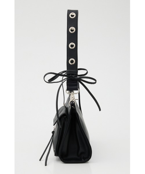 LAGUA GEM（ラグアジェム）の「RIBBON ONE HANDLE バッグ（ハンドバッグ・レディース・ブラック/シルバー・FREE）」の9枚目の写真