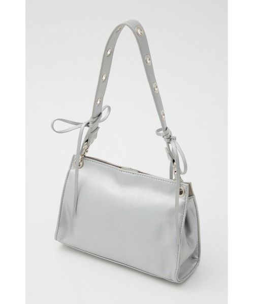 LAGUA GEM（ラグアジェム）の「RIBBON ONE HANDLE バッグ（ハンドバッグ・レディース・ブラック/シルバー・FREE）」の4枚目の写真