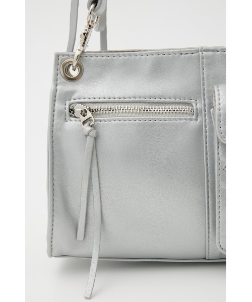 LAGUA GEM（ラグアジェム）の「RIBBON ONE HANDLE バッグ（ハンドバッグ・レディース・ブラック/シルバー・FREE）」の14枚目の写真