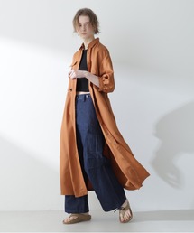 AVIREX | STORM FLAP DETAILE LONG SHIRTS/ストームフラップ ロングシャツ/ワンピース(シャツワンピース)