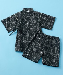SHISKY（シスキー）の「SHISKY / シスキー 接触冷感 かすれ柄/刺し子柄/麻の葉/花火柄 甚平 キッズ（浴衣）」