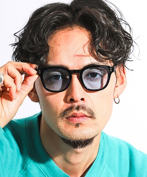 LUXSTYLE（ラグスタイル）の「ウェリントンサングラス（サングラス・メンズ・ライトブルー/ライトグレー/ブラック/ライトブラウン・FREE）」の6枚目の写真