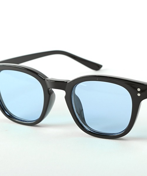 LUXSTYLE（ラグスタイル）の「ウェリントンサングラス（サングラス・メンズ・ライトブルー/ライトグレー/ブラック/ライトブラウン・FREE）」の14枚目の写真