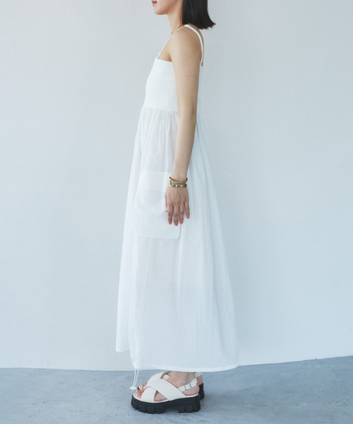 VIS(ビス)の「ボレロセットキャミワンピース(ワンピース・レディース・ブラック/ホワイト・FREE)」の8枚目の写真