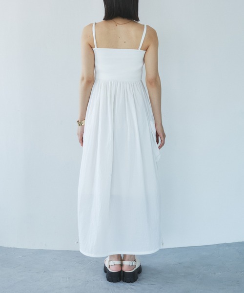 VIS(ビス)の「ボレロセットキャミワンピース(ワンピース・レディース・ブラック/ホワイト・FREE)」の9枚目の写真