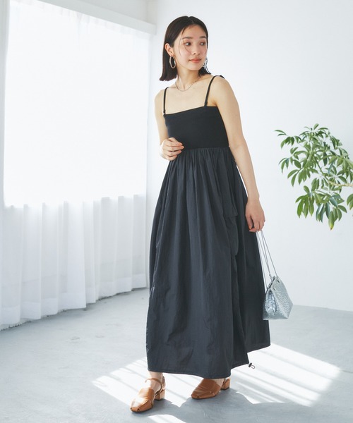 VIS(ビス)の「ボレロセットキャミワンピース(ワンピース・レディース・ブラック/ホワイト・FREE)」の20枚目の写真