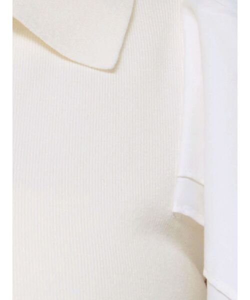 LAGUNAMOON（ラグナムーン）の「スクエアフリルスリーブニットプルオーバー（ニット/セーター・レディース・ブラック/アイボリー・FREE）」の17枚目の写真