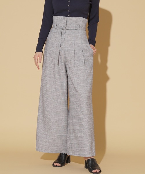 JILL by JILL STUART(ジルバイジルスチュアート)の「2WAYハイウエストワイドパンツ(その他パンツ・レディース・モカ/ホワイト系その他/チャコールグレー・S/M)」の18枚目の写真