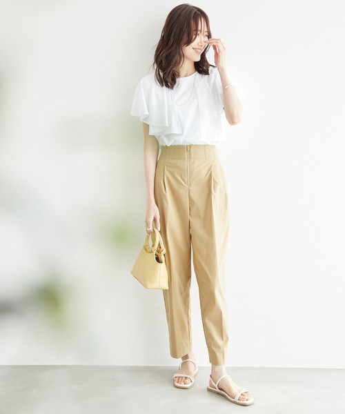 最終価格 【美品】 ROPE PICNIC ベージュ パンツスーツ 38 M