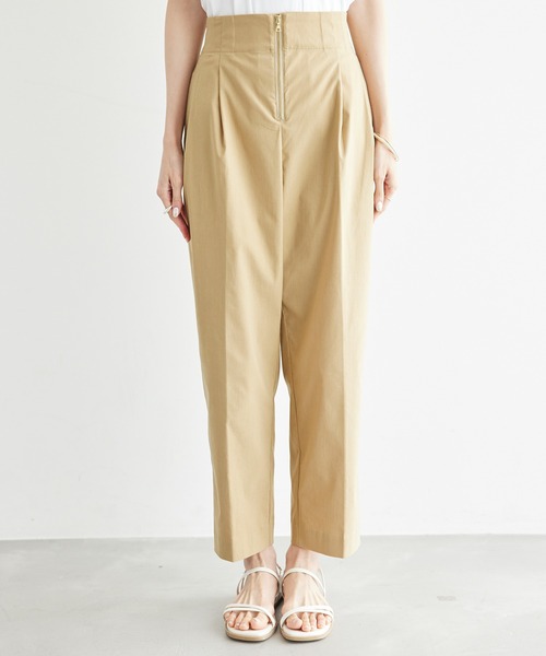 ROPE' PICNIC(ロペピクニック)の「ハイウエストジップパンツ(その他パンツ・レディース・チャコールグレー/キャメル・40/38/36)」の22枚目の写真