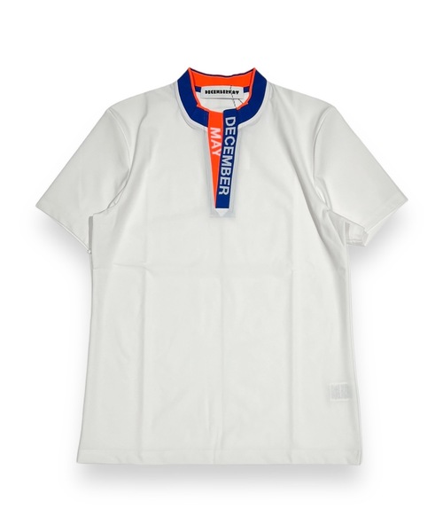 DECEMBERMAY(ディセンバーメイ)の「Skipper polo(ポロシャツ・メンズ・ホワイト/ネイビー/イエロー・MEDIUM/LARGE/X-LARGE)」の3枚目の写真