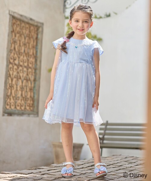 ディズニープリンセス/フローズン】ドレス風 ワンピース（ワンピース