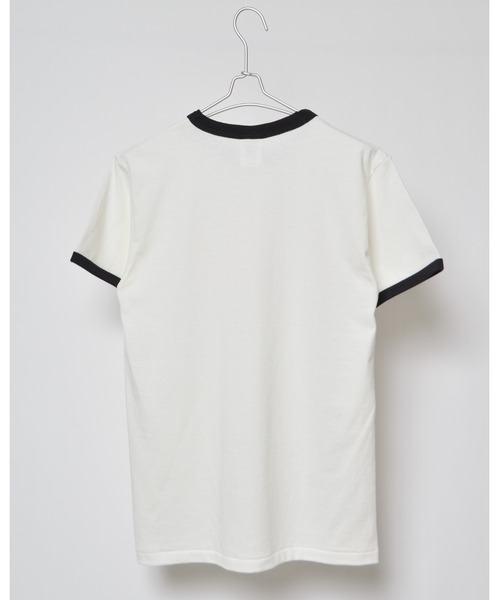 spiritoso(スピリトーゾ)の「【spiritoso】WAIT A MINUTEイチゴプリント リンガーTシャツ (CP)(Tシャツ/カットソー・レディース・ネイビー/ブラック/グリーン・FREE)」の10枚目の写真