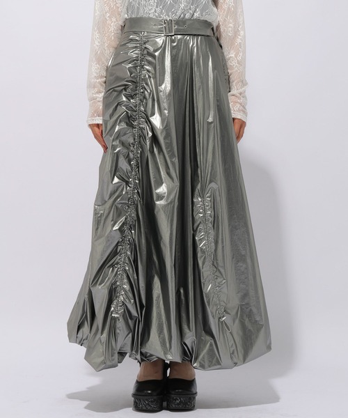 HARE（ハレ）の「バルーンデザインスカート(HARE)（スカート・レディース・ブラック/シルバー・FREE）」の18枚目の写真