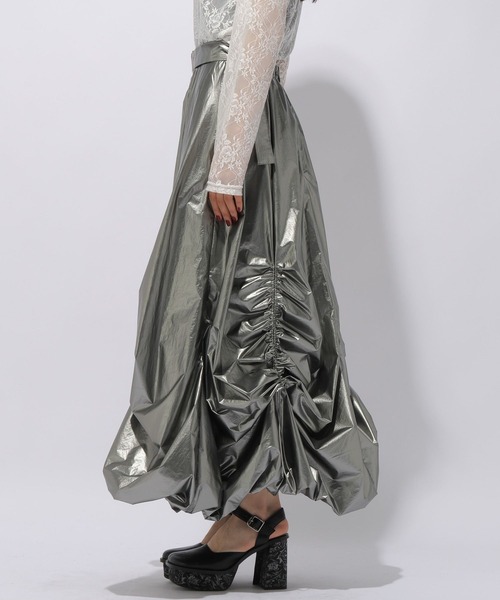 HARE（ハレ）の「バルーンデザインスカート(HARE)（スカート・レディース・ブラック/シルバー・FREE）」の19枚目の写真