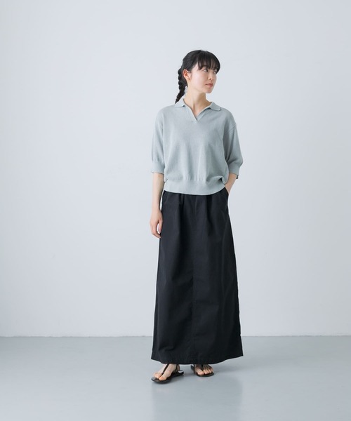 [新品•未着用品•匿名配送]アーバンリサーチ かぐれ　ハーフスリーブポロニット かぐれ（カグレ）の「ハーフスリーブポロニット（ニット