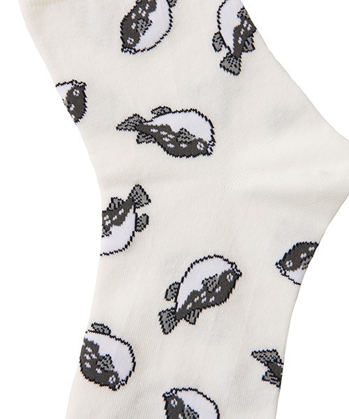 PUNYUS(プニュズ)の「フード総柄ソックス(FUGU RENNYU KIWI)(ソックス/靴下・レディース・その他1/その他2/その他4・FREE)」の13枚目の写真