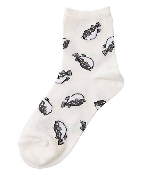 PUNYUS(プニュズ)の「フード総柄ソックス(FUGU RENNYU KIWI)(ソックス/靴下・レディース・その他1/その他2/その他4・FREE)」の17枚目の写真