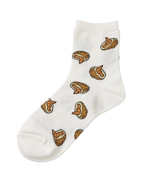 PUNYUS(プニュズ)の「フード総柄ソックス(FUGU RENNYU KIWI)(ソックス/靴下・レディース・その他1/その他2/その他4・FREE)」の18枚目の写真