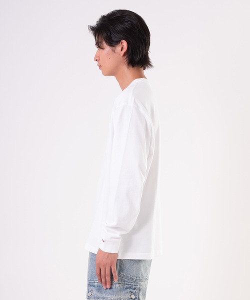 lija リージャ白ホワイト長袖ロングスリーブM