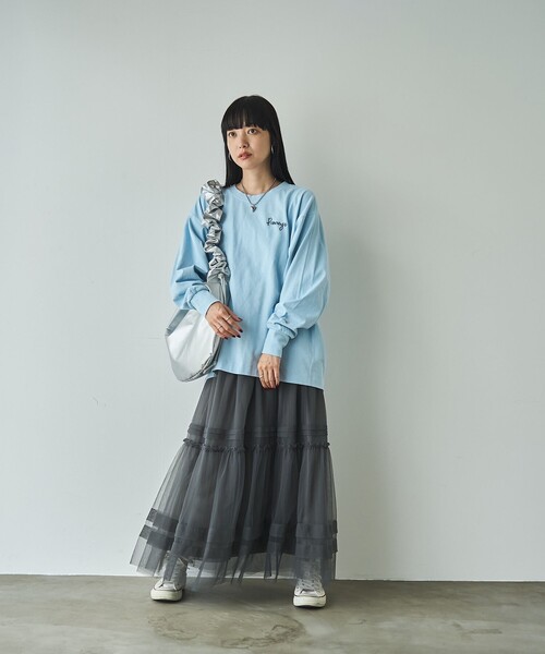 DT♪ CUNEO チュールスカート 関税込 セール☆2690円→550円 ウェーブチュールスカート レディース