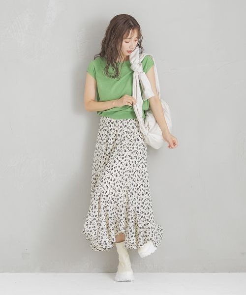 mysty woman（ミスティウーマン）の「スパンコールノースリプルオーバー　140914（ニット/セーター・レディース・ブラック/オフホワイト/ライトグリーン・FREE）」の5枚目の写真
