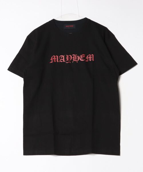 INNOCENT(イノセント)の「『MAYHEM』graphic T(Tシャツ/カットソー・レディース・ブラック・MEDIUM/LARGE)」の1枚目の写真