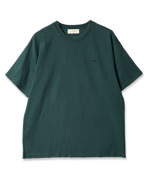 JIEDA(ジエダ)の「DAMAGE PIGMENT LOGO TEE(Tシャツ/カットソー・メンズ・ブラック/ネイビー/グリーン・1/2/3/4)」の2枚目の写真