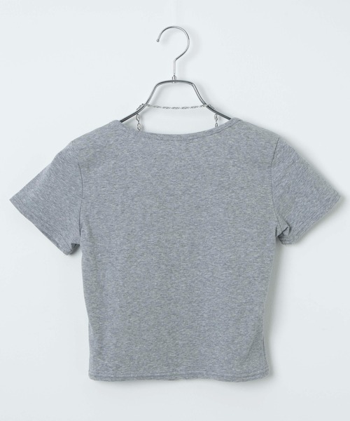 Figments(フィグメンツ)の「フロントZIPキャミセットトップス(Tシャツ/カットソー・レディース・グレー/ブラック・FREE)」の13枚目の写真