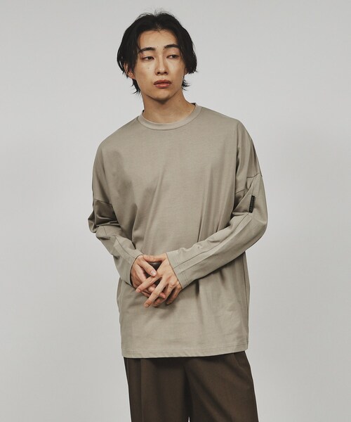 tk.TAKEO KIKUCHI（ティーケータケオキクチ）の「プチドルマンカットソー（Tシャツ/カットソー・メンズ・ダークグレー/ホワイト/ブラック/ブルー系その他・01/03/02）」の7枚目の写真