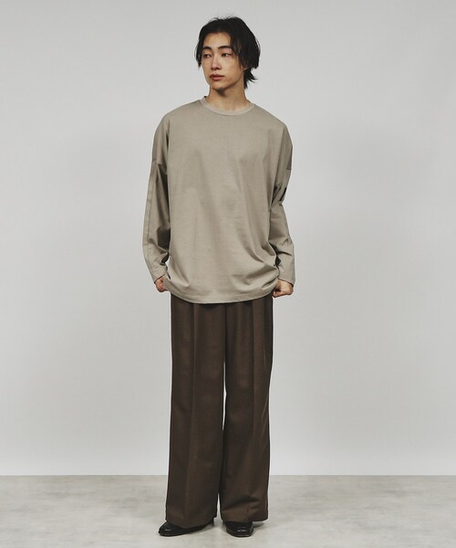 tk.TAKEO KIKUCHI（ティーケータケオキクチ）の「プチドルマンカットソー（Tシャツ/カットソー・メンズ・ダークグレー/ホワイト/ブラック/ブルー系その他・01/03/02）」の5枚目の写真