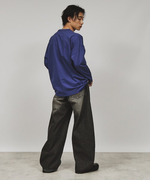 tk.TAKEO KIKUCHI（ティーケータケオキクチ）の「プチドルマンカットソー（Tシャツ/カットソー・メンズ・ダークグレー/ホワイト/ブラック/ブルー系その他・01/03/02）」の20枚目の写真