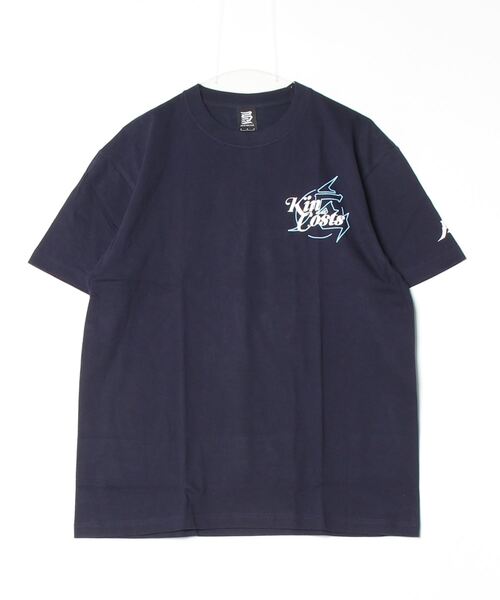 Mag.(マグ)の「【KINJAZ】Graphic T(Tシャツ/カットソー・メンズ・ネイビー/ホワイト・MEDIUM/LARGE)」の1枚目の写真