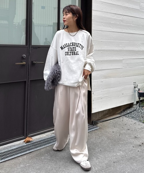 セール】サイドスリットカレッジスウェット（スウェット）｜CIAOPANIC