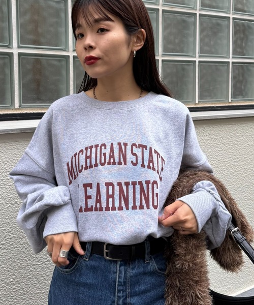 セール】サイドスリットカレッジスウェット（スウェット）｜CIAOPANIC