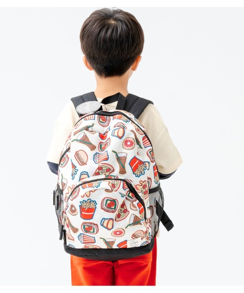 SKAPE（エスケープ）の「ｿｳｶﾞﾗﾘｭｯｸ（バックパック/リュック・キッズ・アイボリー/ブラック/ブルー/ホワイト・S size/M size）」の4枚目の写真