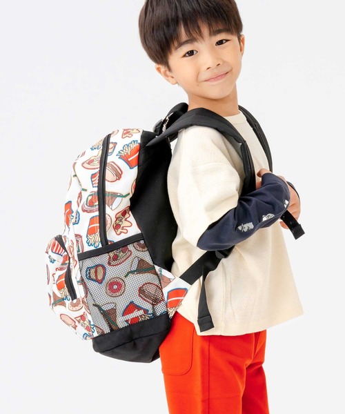 SKAPE（エスケープ）の「ｿｳｶﾞﾗﾘｭｯｸ（バックパック/リュック・キッズ・アイボリー/ブラック/ブルー/ホワイト・S size/M size）」の12枚目の写真