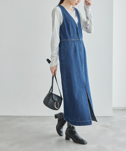 ROPE' PICNIC（ロペピクニック）の「ミドルスクエアストレッチブーツ（ブーツ・レディース・ブラック・24.5cm/24.0cm/23.5cm/23.0cm）」の14枚目の写真