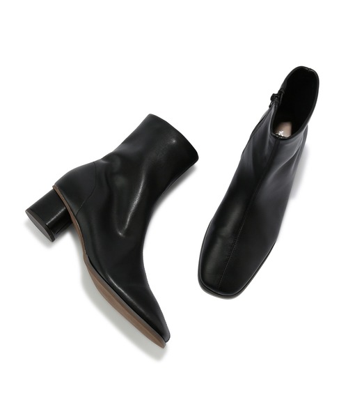 ROPE' PICNIC（ロペピクニック）の「ミドルスクエアストレッチブーツ（ブーツ・レディース・ブラック・24.5cm/24.0cm/23.5cm/23.0cm）」の9枚目の写真