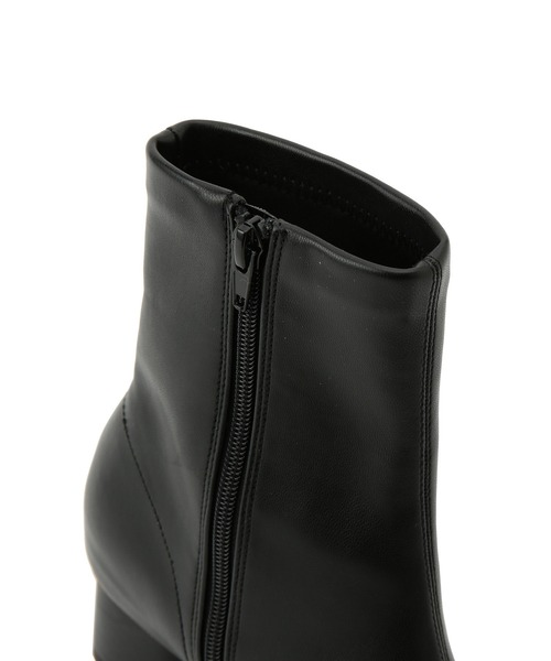 ROPE' PICNIC（ロペピクニック）の「ミドルスクエアストレッチブーツ（ブーツ・レディース・ブラック・24.5cm/24.0cm/23.5cm/23.0cm）」の7枚目の写真