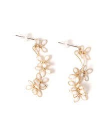 GLOBAL WORK | ジャラ小花ピアス/130965(ピアス（両耳用）)