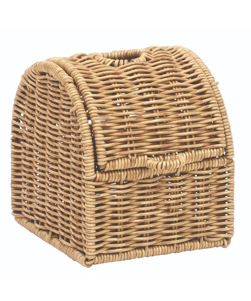 Creer（クレエ）の「UTILE(ユティル) コンパクトティッシュケース（収納グッズ・レディース・ブラウン/ナチュラル・ONE SIZE）」の4枚目の写真