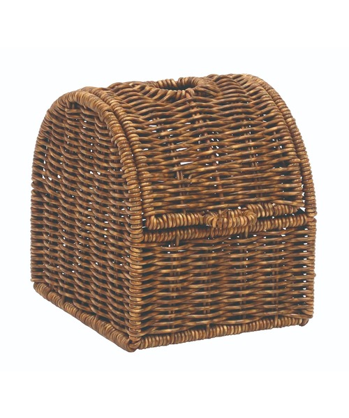 Creer（クレエ）の「UTILE(ユティル) コンパクトティッシュケース（収納グッズ・レディース・ブラウン/ナチュラル・ONE SIZE）」の3枚目の写真