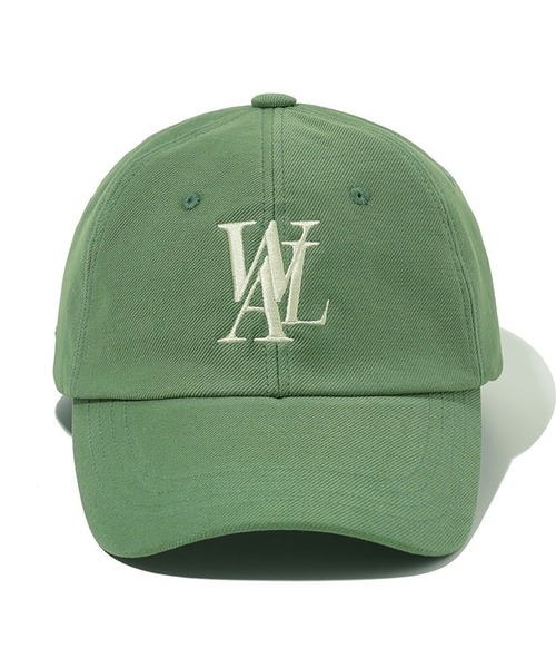 WOOALONG（ウアロン）の「WOOALONG.ウアロン-Signature Logo ball cap（キャップ・メンズ・ブラック系2/ブラック/ベージュ/ホワイト/ピンク/レッド/グリーン/ブラウン/チャコール/ブルー/パープル・FREE）」の7枚目の写真