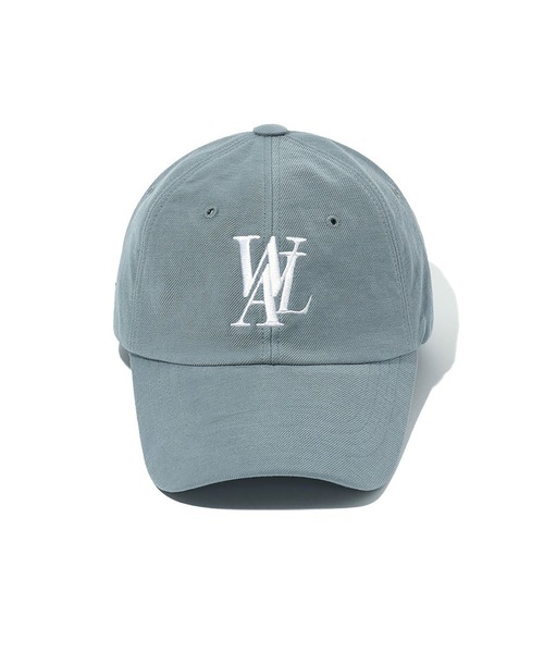 キャップ WOOALONG Signature Logo ball cap NYLON WHITE SF5AAC252WH WOOALONG.ウアロン-Signature Logo ball cap（キャップ