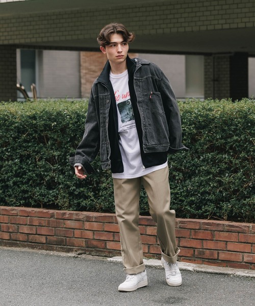 Levi's（リーバイス）の「LEVI'S/リーバイス TYPE I TRUCKER デニムジャケット 1936年復刻 Levi's Premium Gジャン（デニムジャケット・メンズ・ブラック/ライトブルー/ブルー・M/XL/L/S）」の9枚目の写真