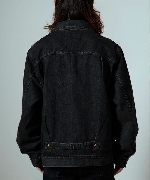 Levi's（リーバイス）の「LEVI'S/リーバイス TYPE I TRUCKER デニムジャケット 1936年復刻 Levi's Premium Gジャン（デニムジャケット・メンズ・ブラック/ライトブルー/ブルー・M/XL/L/S）」の20枚目の写真